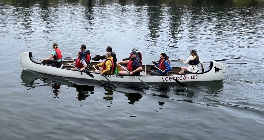 Staff canoe adventure